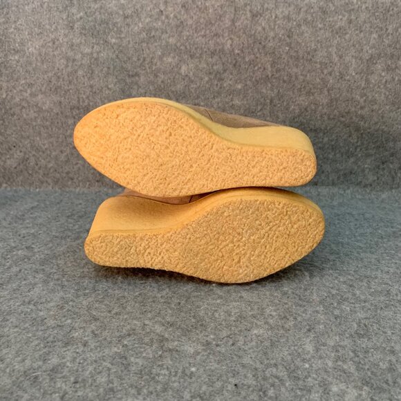 STELLA McCARTNEY Faux Shearling Gum Wedge Ankle Boots - Picture 11 of 11